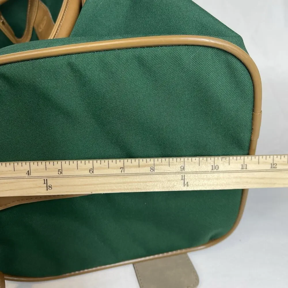 Hot Z Biltmore Golf Duffel Canvas Bag With Strap Green Brown Vintage